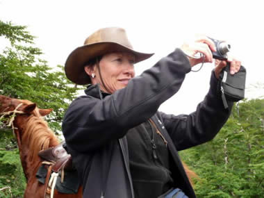 Fotoshooting auf dem Trailride Chile